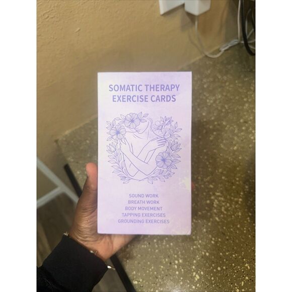 Somatic Therapy Exercise Cards 50pc – Breathwork, Tapping, Body Movement - Picture 2 of 5